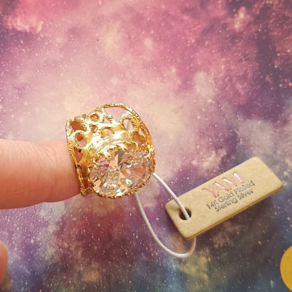 YAM 14K plated Silver Ring - Picture 12 of 16